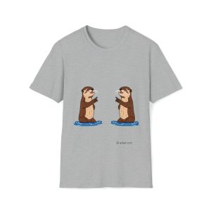 2 Adorable Otters 'I Love You' T-Shirt